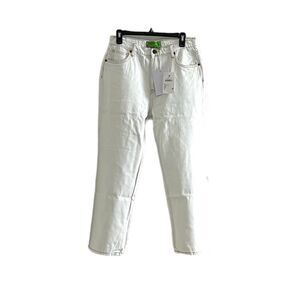 Sandrine Rose White Jeans Size 24